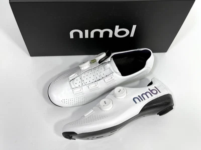 Nimbl Exceed  Cycling Road Shoes (Blue/Purple) Handmade in Italy - Image 1 of 4