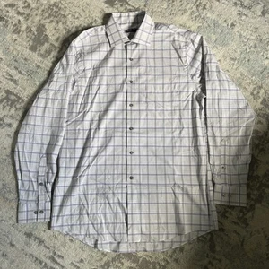 Herren Mehrfarbig Van Heusen Langarm Knopfleiste Größe 15,5 34/35 Medium - Bild 1 von 5