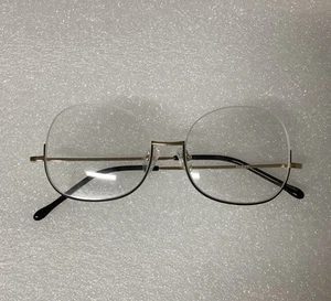 Monturas de gafas Zenni doradas reversa 1/2 borde solo 3222821 ligeras unisex - Imagen 1 de 20