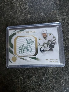 2010-11 Ultimate Collection Debut Threads Jersey 033/200 Philip Larsen DT-LA - Picture 1 of 2