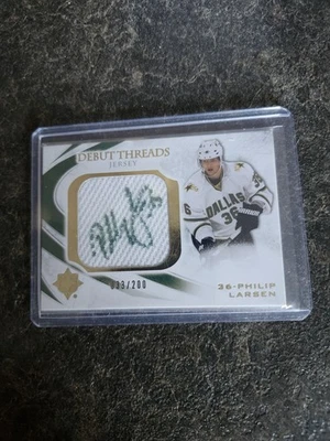 2010-11 Ultimate Collection Debut Threads Jersey 033/200 Philip Larsen DT-LA - Image 1 of 2
