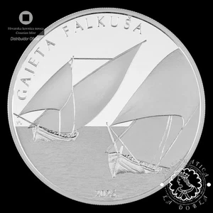 2025 - 6 EURO Plata PROOF - Barcos Croatas - Gajeta Falkusa - CROACIA - Bild 1 von 2