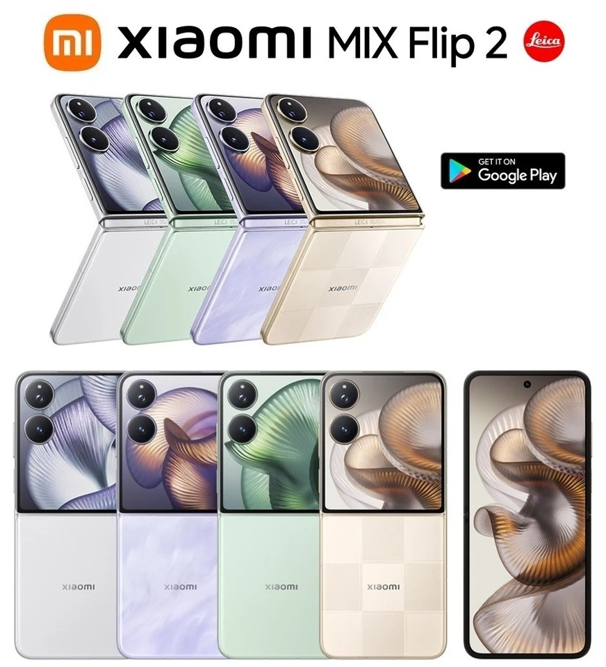 "Xiaomi MIX Flip 2" Folded Mobile Snapdragon 8, 6.85" 1.5K 120Hz, 5165mAh +NFC - Image 1 of 4