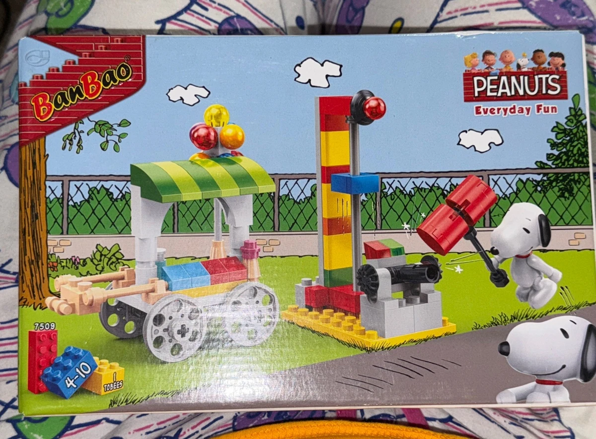 BanBao Peanuts Snoopy Block Building Set Everyday Fun #7509 | eBay