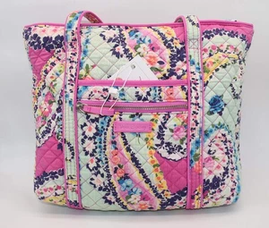 Vera Bradley kultige kleine Vera Tasche im "Wildflower Paisley" Muster - Bild 1 von 15
