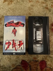 Akira English Dub VHS Tape Pioneer Used Widescreen Anime Movie  - Picture 1 of 5