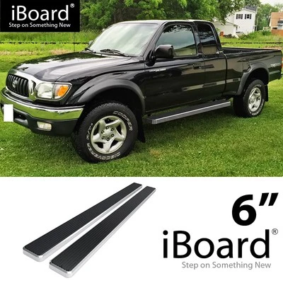APS Polished Stainless Steel Side Steps 6in Fit Toyota Tacoma Xtra Cab 95-04 Foto 1 de 4