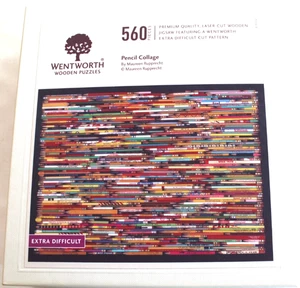 Wentworth Pencil collage extra difficult wooden puzzle 560 pieces,by M.Rupprecht - Picture 1 of 6