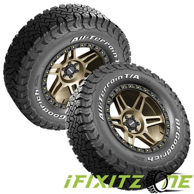 2 BFGoodrich All Terrain T/A KO3 RWL 285/75R17 128/125S 50K Mileage Load Range E - Imagem 1 de 4