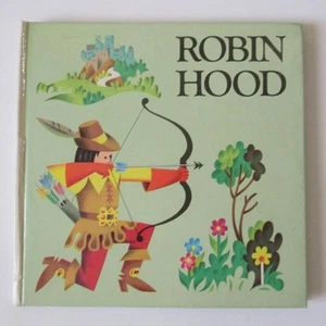 Robin Hood Pop Up Book Brown Watson Artia Czechoslovakia Vintage 70s - Picture 1 of 11