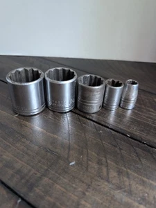 1/2" Drive Sockets Plumb & Proto Shallow Sockets  1 1/4" ,  1 3/16" , 1" ,  9... - Picture 1 of 10