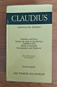 German Edition Matthias Claudius Sämtliche Werke Tempel Verlag , HC , 1964 , - Picture 1 of 10