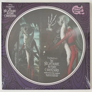 NIGHTMARE BEFORE CHRISTMAS PICTURE DISC 2LP DANNY ELFMAN TIM BURTON DISNEY NEW - Picture 1 of 4