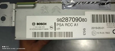 9828709080 1822080 navigationsgerät für PEUGEOT 208 ACTIVE 2012 - Bild 1 von 4