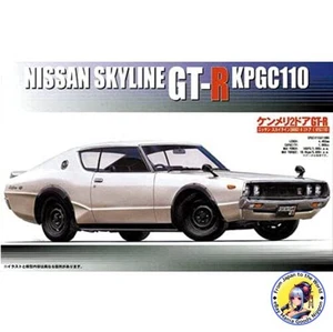 Fujimi 1/24 Inch Up Disk Series 46 KPGC110 Kenmeri Skyline 2 Door '73 Model Kit - Picture 1 of 1