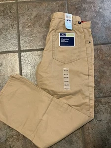 New 33X32 Mens Dockers Relaxed Fit 5-pocket pants Flat Front Khaki - Picture 1 of 7