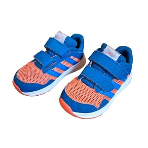 Adidas Kleinkind Jungen Turnschuhe türkis orange Größe 6 - Bild 1 von 9