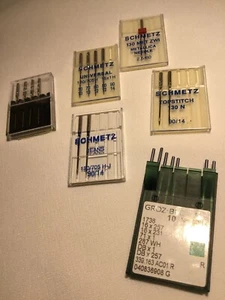 Schmetz/Grotz Beckert Nähmaschinennadeln unbenutzt offen Teilpackungen siehe Bilder - Bild 1 von 4