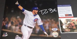 David Bote Cubs Signed 8x10 Photo PSA WITNESS COA Walk off Grand Slam - Picture 1 of 1