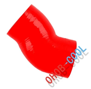 Red Air Intake Hose to Intercooler For 05-14 Subaru Legacy WRX Forester XT Turbo - Afbeelding 1 van 13