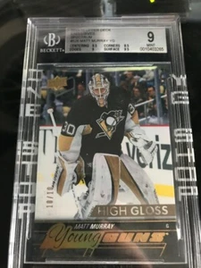 MATT MURRAY YOUNG GUNS HIGH GLOSS #'ed 10 /10 FINAL PRINT BGS MINT 2015/16 UD - Picture 1 of 1