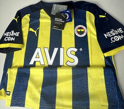 Puma Drycell FENERBAHCE Futbol Soccer Jersey NEW FENER Turkey Super Lig Sz M Cover