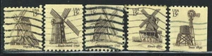 US Engr Booklet Stamps Set(Year of 1980) SCOTT#1738-1742(used) - Picture 1 of 1