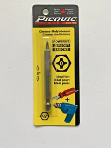 PICQUIC Powerbit - #0 Phillips Screwdriver Bit - 3" x 1/4" Hex - Picture 1 of 2