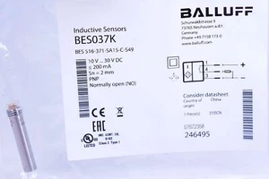 Balluff BES037K BES 516-371-SA15-C-S49 sensore induttivo IMBALLO ORIGINALE, NUOVO - Foto 1 di 1