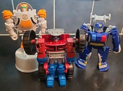 Playskool Heroes Rescue Bots Optimus Prime Monster Truck - Chase Police - Blades - Image 1 of 4