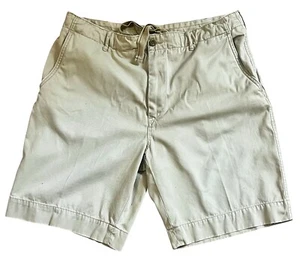 Vtg Polo Ralph Lauren Rugby Khaki Shorts Mens 36 Vintage Rare Drawstring - Picture 1 of 3