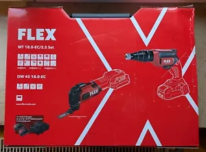 FLEX Akku-Trockenbauschrauber + Akku-Multitool 18 V DW 45+MT 18-EC TC/2.5 Set - Bild 1 von 10