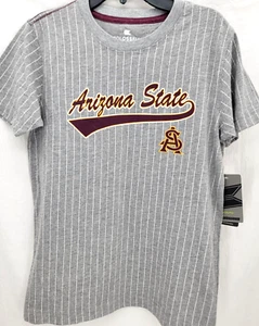 NEW Arizona State Sun Devils Gray Colosseum SS Crew Neck Tee Shirt Youth M 12-14 - Picture 1 of 9