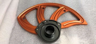 Used 26mm Front Brake Disc Guard for 125-530 XCF-W/XC-W/EXC/EXCF 26 mm Orange Foto 1 de 3