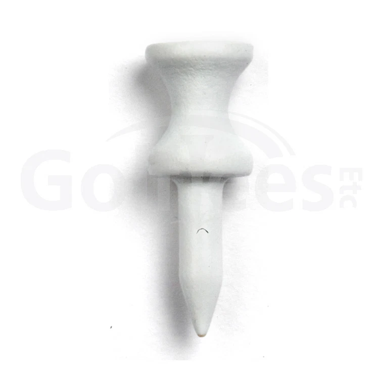 100 x 1 1/4" Step Down Golf Tees - WHITE (1 x Bag of 100) - Image 1 of 1