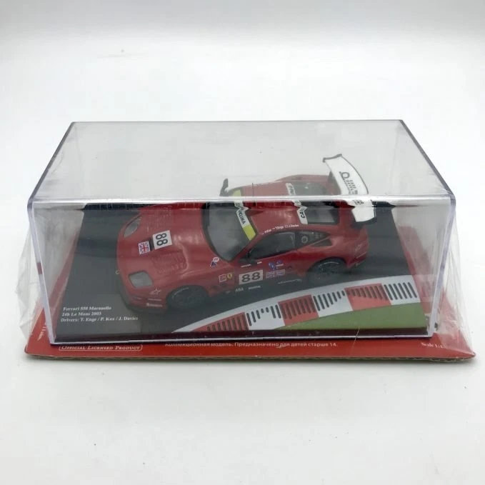 Modellino Auto Atlas Ex Magazine 1/43 Ferrari 550 Maranello 24h Le Mans 2003 ... - Immagine 1 di 1