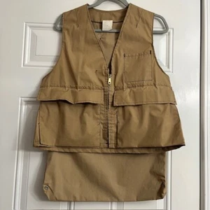 Vintage Beige Duck Hunting Vest Size Medium - Picture 1 of 4