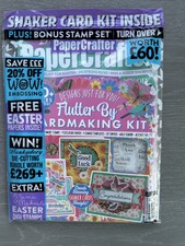 Papercrafter Magazine Issue 184 Free Flutter By Card Making Kit 2023 New