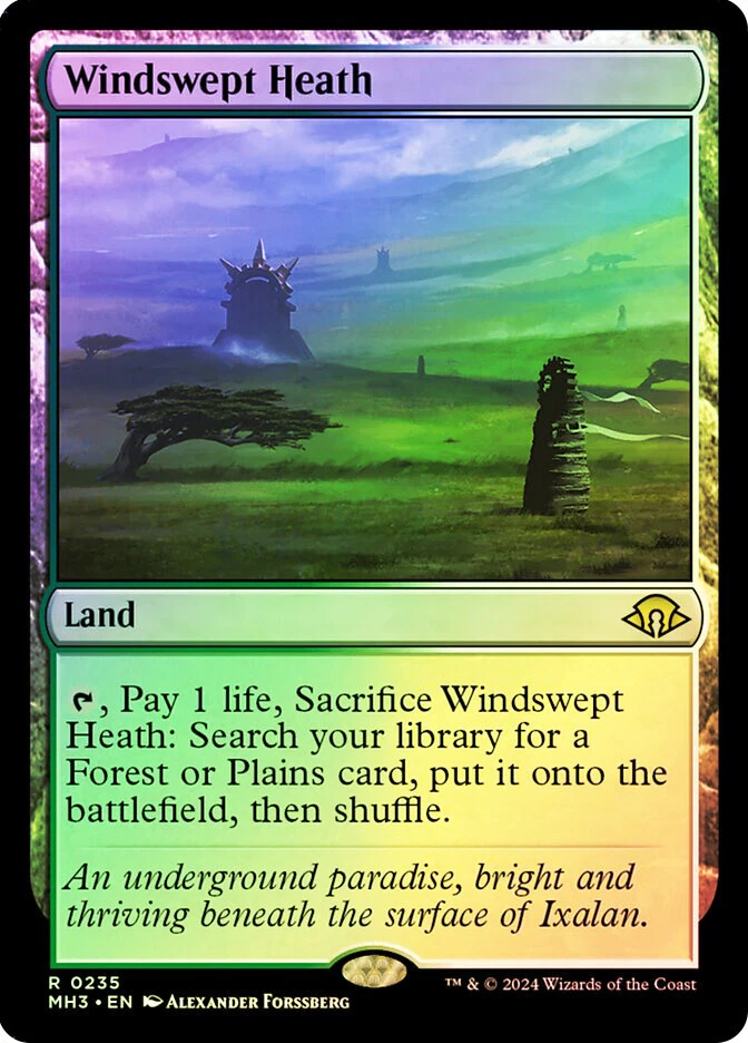 MTG FOIL Windswept Heath  - Modern Horizons 3 #235 - Image 1 of 1