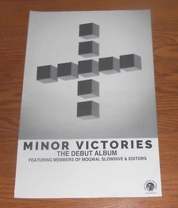 Minor Victories Poster Original Promo 11x17 Mogwai Slowdive & Editors Indie - Picture 1 of 1