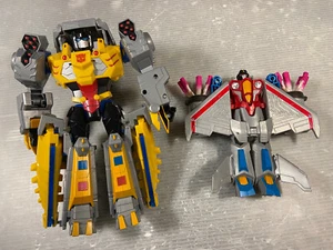 TRANSFORMERS LOT ULTRA CLASS Cyberverse Grimlock & Launcher Strike Starscream - Picture 1 of 15