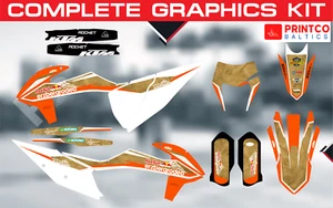 KTM SX EXC 65 85 125 250 300 450 2013-2025 complete graphics kit 21 mil - Picture 1 of 9