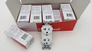 10 Legrand Pass and Seymour TR63-HW Hospital Grade Receptacle White - Picture 1 of 4