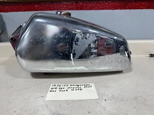 1976-77 Husqvarna WR360 Original Steel Fuel Tank Gas Tank - Used . - Picture 1 of 12