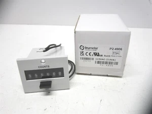 Trumeter (P2-4906) 6 Digit Wheel Display Totalizer with Manual Reset - Picture 1 of 3