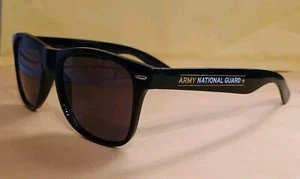 Army National Guard Promo Sunglasses Square Black Frame Dark Lens Lmtd Edition - Picture 1 of 9