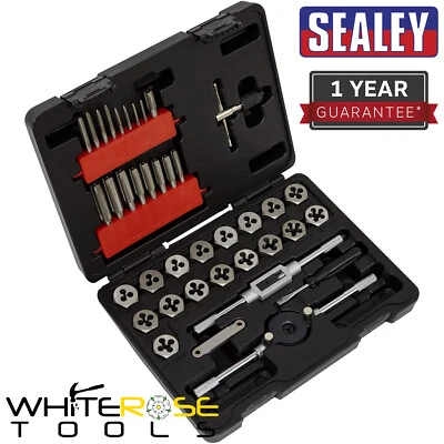 Conjunto de torneira Sealey estojo de armazenamento hexagonal 39 peças - Imagem 1 de 3