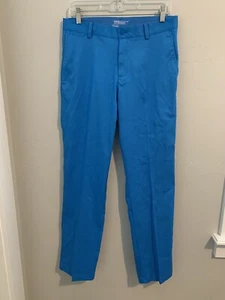 NEU HERREN GRÖSSE 30 X 32 NIKE GOLF DRI-FIT TOUR PERFORMANCE FLACHE VORDERSEITE BLAUE HOSE - Bild 1 von 9