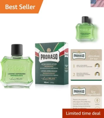 Proraso After Shave Lotion, 3.4 oz - Toning and Refreshing Menthol Formula - Image 1 of 4
