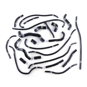 Black Silicone Radiator Coolant & Heater Hose For 1999-2005 Aprilia SL1000 Falco - Picture 1 of 11